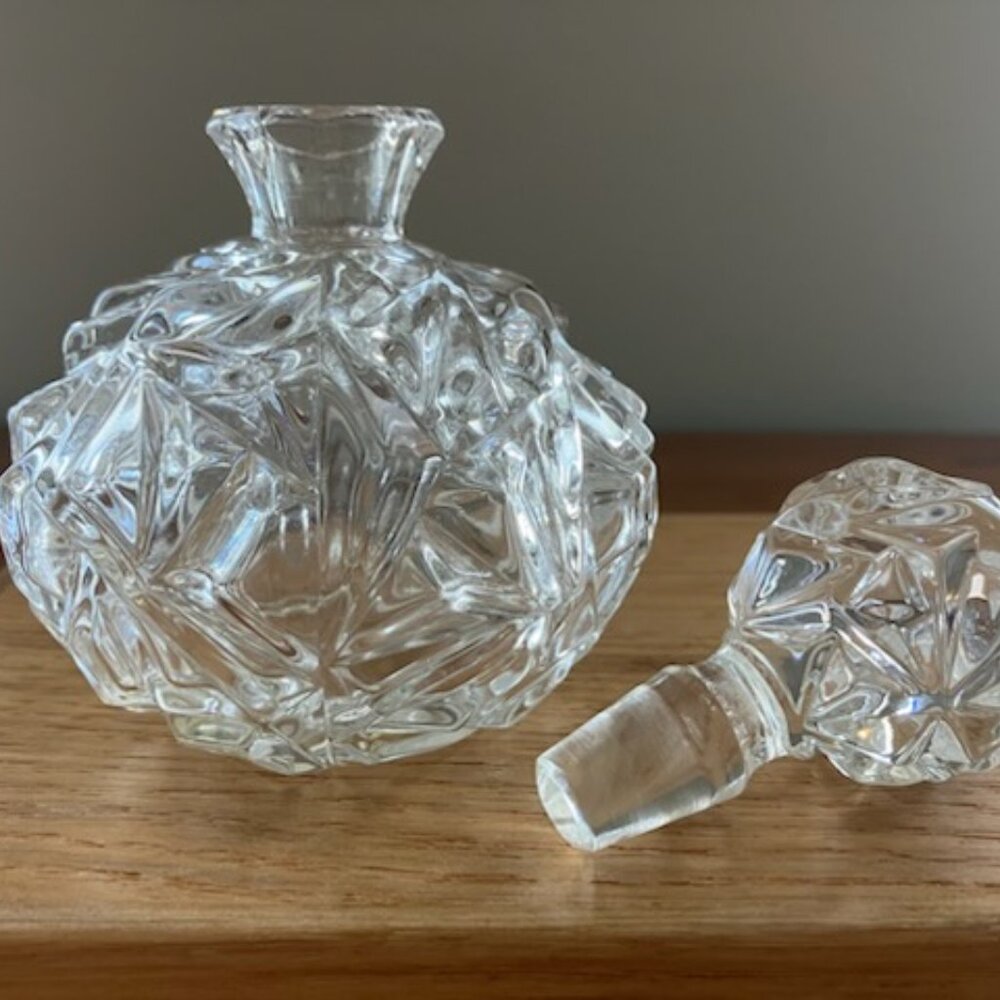 Tiffany & Co Rock Cut Perfume Bottle and Stopper